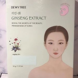 [Dewytree] Ginseng Extract Facial Sheet Mask x4